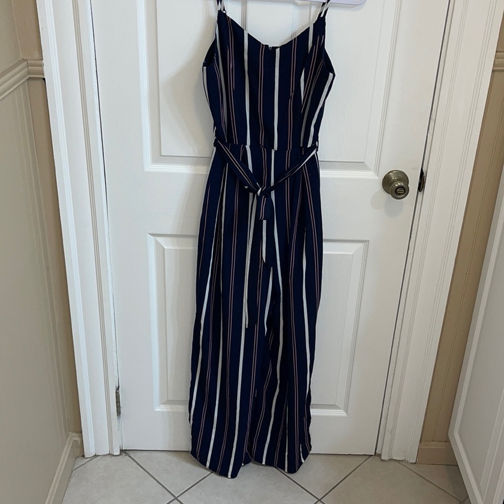 Long stripped jumper